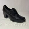 Zapato señora abotinado cordones tacón medio BAERCHI